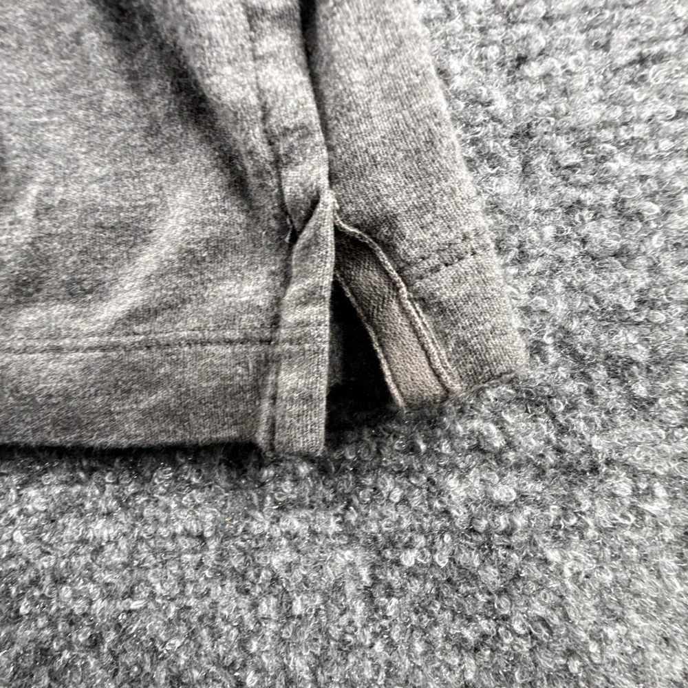 Banana Republic Luxury Touch Performance Quarter Zip Pullover Gray Mens Large